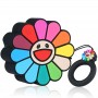 Estuche para Airpods con diseño de girasol colorido y bonito como obsequio corporativo personalizado