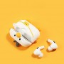 Estuche para Airpods con forma de pato blanco y llavero, regalos promocionales económicos