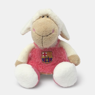 Peluche de peluche para aficionados del Barça, regalo promocional, adornos navideños