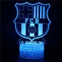 Gran oferta de lámpara de luz nocturna 3D personalizada del FC Barcelona con ilusión y foto