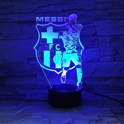 Luz noche del Barcelona y luz noche equipo Messi