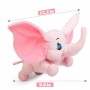 Regalo personalizado Elefante rosa de peluche como regalo de vacaciones para niños