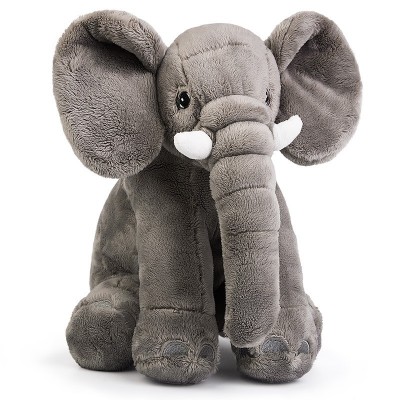 Elefante de peluche de tamaño mediano de 11,4 pulgadas, bonito animal de peluche para niños