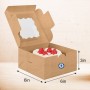 Caja de regalo de Navidad personalizada con caja de refrigerio personalizada, ideal para las vacaciones