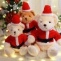 Oso de peluche personalizado de Papá Noel, juguetes de peluche personalizados, regalo de Navidad para niños