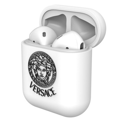 Funda de silicona blanca para Airpods Funda personalizada para Airpods Pro Compatible con AirPods 1.ª y 2.ª generación.