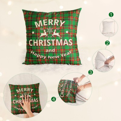 Nuevas fundas de almohada navideñas personalizadas, funda de almohada personalizada para el hogar 2022