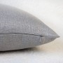 Fundas de almohada navideñas Euro personalizadas Funda de almohada gris