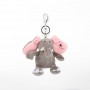 Llavero de peluche personalizado con elefante Llavero de peluche personalizado con elefante