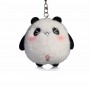 Llavero de peluche personalizado con forma de panda Llavero personalizado con forma de panda de peluche