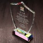 Trofeo personalizado de recuerdo de cristal, letras artesanales al por mayor cerca de mí