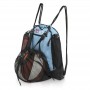 Mochila deportiva multifuncional de nailon con bolsa de baloncesto impermeable