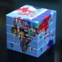 Cubo de Rubik personalizado con imágenes El mejor regalo Cubo de Rubik de 4 por 4 para empresas Familia Niños