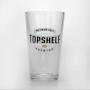 Vaso de agua cristal de vidrio personalizada con patrón de serigrafía Taza de cerveza de vidrio personalizada