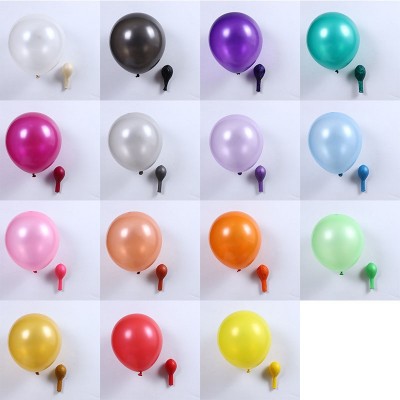 Decoraciones con globos de látex de colores de 5 pulgadas para bodas y fiestas de baby shower