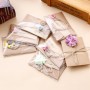 Tarjetas de cumpleaños creativas en papel Kraft Tarjetas con flores de Tanabata