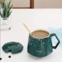 Tazas de café de cerámica de 12 oz para tazas de cerámica personalizadas para regalos promocionales