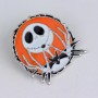 Broche con forma de calavera y dibujo de Jack Drip