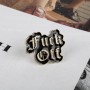 Broche vintage punk personalizado con insignia de mezclilla personalizada