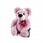 Osito de peluche con flor Disponible en 3 colores