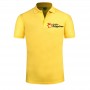 Camiseta polo personalizada de algodón multicolor para hombre