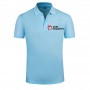 Camiseta polo personalizada de algodón multicolor para hombre