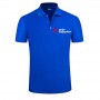 Camiseta polo personalizada de algodón multicolor para hombre