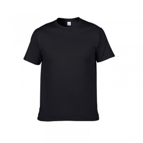 Las camisetas personalizadas cómoda con cuello redondo que admite diseño en blanco de manga corta