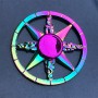 Venta al por mayor de juguetes de giroscopio con rodamientos chapados personalizados de metal Fidget Spinner