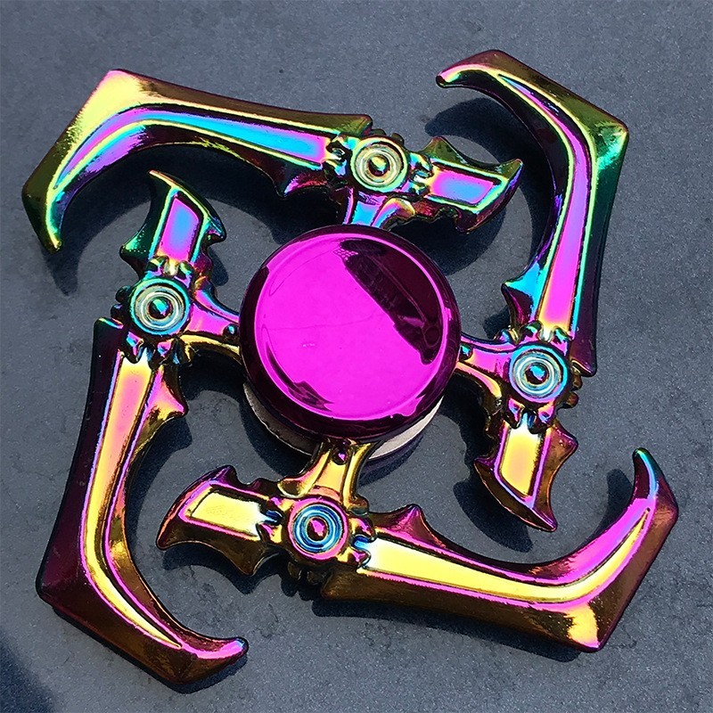 juguetes antiestrés Fidget Spinner de aleación de zinc