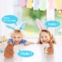 Peluche de hámster parlante electrónico personalizado y lindo, interactivo para niños