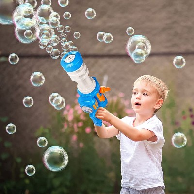 Máquina de burbujas de gran venta, pistola de burbujas Gatling para actividades al aire libre, juguetes para niños