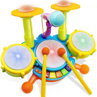 Precio de fábrica Juego de batería de juguete musical para niños de proveedor de juguetes de regalo promocionales