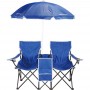 Silla de playa con dosel Silla de camping con asiento doble