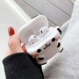 Funda para Airpods carcasa protectora en color blanco roto