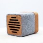 Altavoz Bluetooth personalizado Altavoz inalámbrico de bambú ecológico