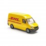 Camión de envío DHL modelo amarillo para regalo promocional de colección de DHL Express