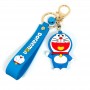 Adorable llavero de goma personalizado de Doraemon, pequeño regalo promocional, llavero de PVC personalizado