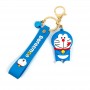 Adorable llavero de goma personalizado de Doraemon, pequeño regalo promocional, llavero de PVC personalizado