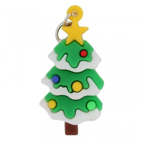 Mini árbol de Navidad llavero de PVC blando de Ideas de regalos navideños para ella