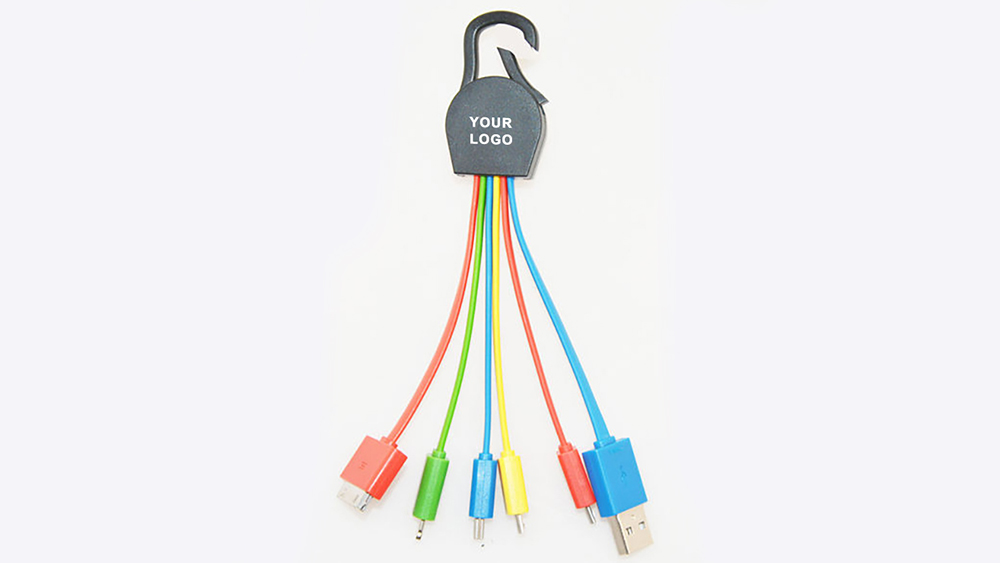 Proveedor de cable micro usb corto de caramelos de goma promocionales de carga rápida 2021